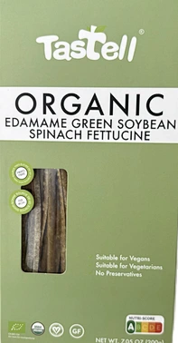 有機綠豆菠菜寬面
